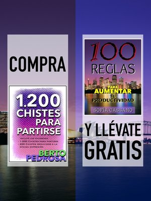cover image of Compra "1200 Chistes para partirse" y llévate gratis "100 Reglas para aumentar tu productividad"